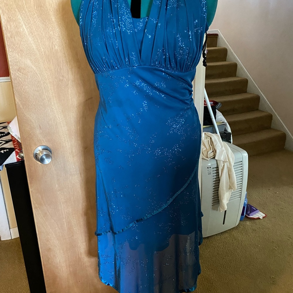 Elegant Blue Evening Dress